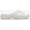 Image de Sandales Crocs Cross Strap blanc pur femme - 42-43