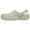 Image de Sabot Plate à Enfiler Crocs Classic Crafted Clog - Beige