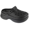 Image de Tongs Femme - Noir - Crocs Classic Stacked Clog