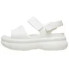 Image de Sandales à Scratch Crocs Soho y Strap - Blanc cassé