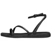 Image de Sandales - CROCS - Miami Ankle Strap - Noir - Synthétique - Talon plat