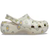 Image de Sabots Classiques à Fleur Plateforme Crocs Beige