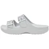 Image de Sandales - CROCS - Saturdaymetallic Bucklesandalw - Gris - Boucles métalliques - Semelle synthétique