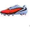 Image de Hommes Nike Chaussure de football Phantom Academy FG Textile Lacets Plat - bleu 400