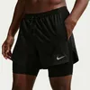 Image de Nike Dri-FIT Stride 5 Inch Hybrid Shorts T. XL Noir Homme