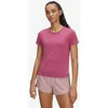 Image de T-shirt Under Armour Streaker manches courtes rose fuchsia femme - S