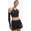 Image de Top Under Armour Velociti Elite Crop noir rose bleu - M