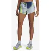 Image de Short Under Armour Velociti Pro 3 bleu marine gris clair jaune femme - XS