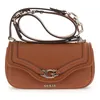 Image de GUESS Sac à épaule bandoulière marron pour femme - Dea Crossbody Flap Bag Cognac 325120