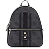 Image de GUESS Sac à dos de loisirs gris foncé noir pour femme - Erenia Backpack L Coal Logo 325045