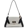 Image de GUESS Sac à épaule beige noir pour femme - Karnilla Flap Shoulder Bag Natural / Black 333435