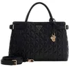 Image de GUESS Sac à main noir pour femme - Paisleigh Girlfriend Satchel 330386