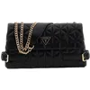Image de GUESS Sac à épaule noir pour femme - Paisleigh Convertible Xbody Flap Bag 330380