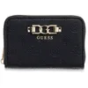 Image de GUESS Porte-monnaie noir pour femme - Anise SLG Zip Around Wallet M Black Logo 336832