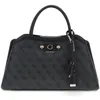 Image de GUESS Sac à épaule bandoulière gris foncé noir pour femme - Lindsey Girlfriend Satchel Coal Logo 348570