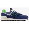Image de Baskets New Balance 574 bleu marine vert - 40
