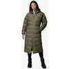 Image de Veste à capuche Columbia Pike Lake III Long vert olive femme - L