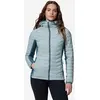 Image de Veste à capuche Columbia Powder Pass II Hybrid bleu ciel femme - M