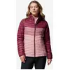 Image de Veste Columbia Powder Pass rose bordeaux femme - S