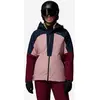 Image de Veste à capuche Columbia Liftline rose bleu marine femme - XS