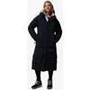 Image de Veste à capuche Columbia Amaze Puff Long noir femme - L