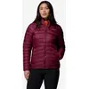 Image de Veste à capuche Columbia Corelite Down rouge vin pour femme - XS
