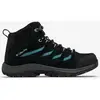 Image de Bottes Columbia Crestwood Mid Waterproof noir asphalte bleu femme - 36.5
