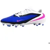 Image de Hommes Nike Chaussure de football Phantom 6 ACAD FG/MG Textile Lacets Plat - racer blue/pink/white 446