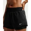 Image de Short Nike One Dri-FIT 2 en 1 noir femme - L