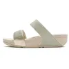 Image de Sandales compensées femme FitFlop Lulu Shimmerglitz - platino