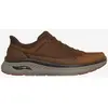 Image de Chaussures Skechers Slip-Ins Arch Fit Crosser - Felix marron cuir gris clair noir - 45
