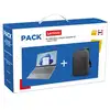 Image de Pack pc portable lenovo ideapad slim 3 15amn8 15,6 full hd amd ryzen  5 16 go ram 512 go ssd gris arctique + sac à dos