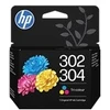 Image de HP 302/304 - couleur (cyan, magenta, jaune) - original - cartouche d'encre