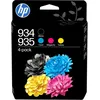 Image de HP 934/935 (6ZC72AE-LS1) - Pack de 4 cartouches d'encre Noir/Cyan/Magenta/Jaune