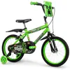 Image de Vélo enfant - Huffy - Minecraft 16 - Freins avant et arrière - Plaque Creeper - Vert