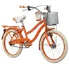 Image de Vélo de Ville Huffy Deluxe 20 velo enftant + panier avant et porte-panneaux arrière - Orange
