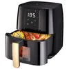 Image de Friteuse à Air sans huile- 55L - 1700W -MONMECD Airfryer- Température réglable - Fenêtre visible-noir