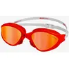 Image de Lunettes de natation BuddySwim OzeanX rouge blanc avec verres Orange Mirror
