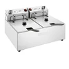 Image de Friteuse Electrique Double Avec Minuterie 2 X 5 Litres - Buffalo