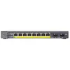 Image de NETGEAR Smart GS110TP - V2 - commutateur - GÃ©rÃ© - 8 x 10/100/1000 (PoE) + 2 x SFP - de bureau - PoE (46 W) en occasion ou reconditionné