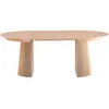 Image de Table à manger ronde extensible en bois 4 à 8 personnes - 120/200 cm - Ada