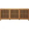 Image de Buffet 3 portes bois/frêne 160 cm - Umea