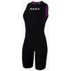 Image de Combinaison de triathlon Zone3 Streamline Swimskin sans manches noir lila femme - M