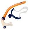 Image de Tuba dexercice de natation - ZONE3 - Modèle TU - Couleur orange/transparent - Pour adulte - Amélioration respiration