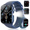 Image de Montre Connectée HommeSmartwatch Sport avec Appel 120+ Sport PodomètreSommeilFréquence CardiaqueIP68 pour Android iOS Bleu