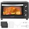 Image de Four électrique 48 L Chaleur tournante - 6 modes Multi Fonction - Programmable 230° Minuterie 60 min Arrêt Automatique 1800W
