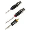 Image de Câble Symétrique jack 25 mm vers mini-XLR Plaqué Argent de 13 m - MEZE AUDIO - Accessoires pour casques