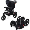 Image de Costway Poussette 3 Roues Pliable Pour Bébé 0-36 Mois Poussette De Marche Portablecharge Max 15kg Avec Grand Panier