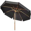 Image de COSTWAY Parasol pour Terrasse Inclinable Dia.3M avec Manivelle Anti-UVProtection Solaire Toile Polyester Imperméable Gris