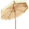 Image de Costway Parasol Inclinable Ø300cm Avec Manivelle Anti-uv,protection Solaire Toile Polyester Imperméable